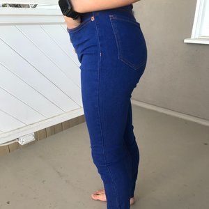 Indigo Blue Denim Skinny Jeans